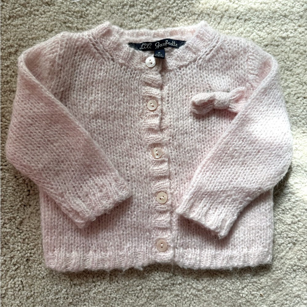 Lili Gaufrette sweater for baby